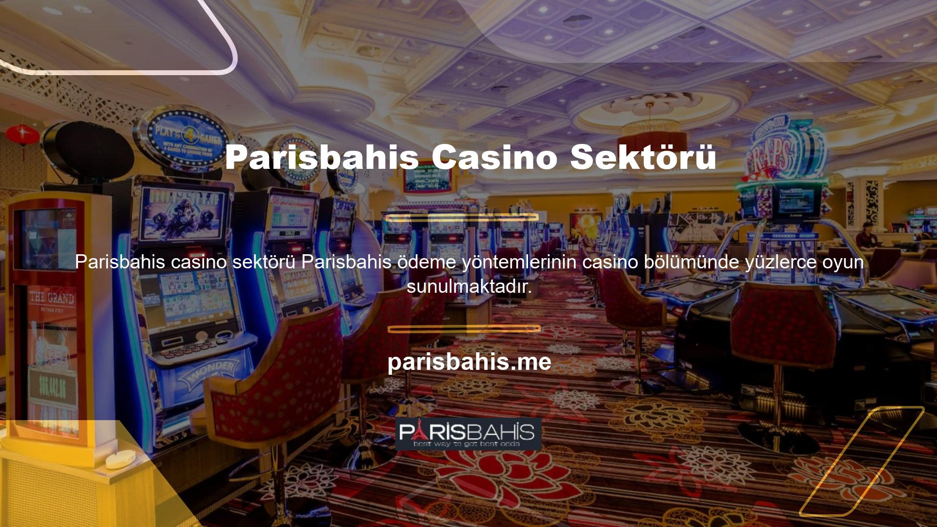 Parisbahis, dünyanın en popüler canlı casino oyunlarını oynamanıza izin verir