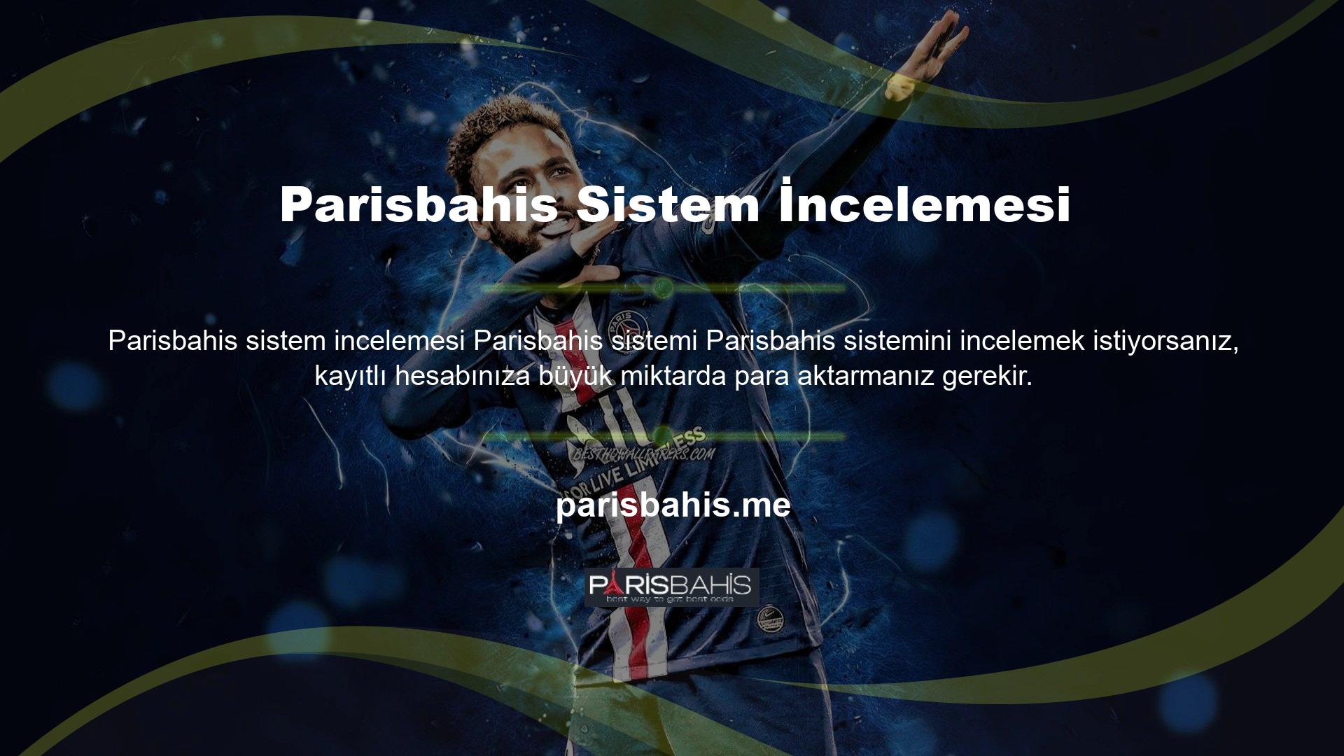 Tüm ziyaretçilerimizin yoğun talep üzerine sizin için ayrıntılı bir Parisbahis incelemesi hazırladık, umarım beğenirsiniz